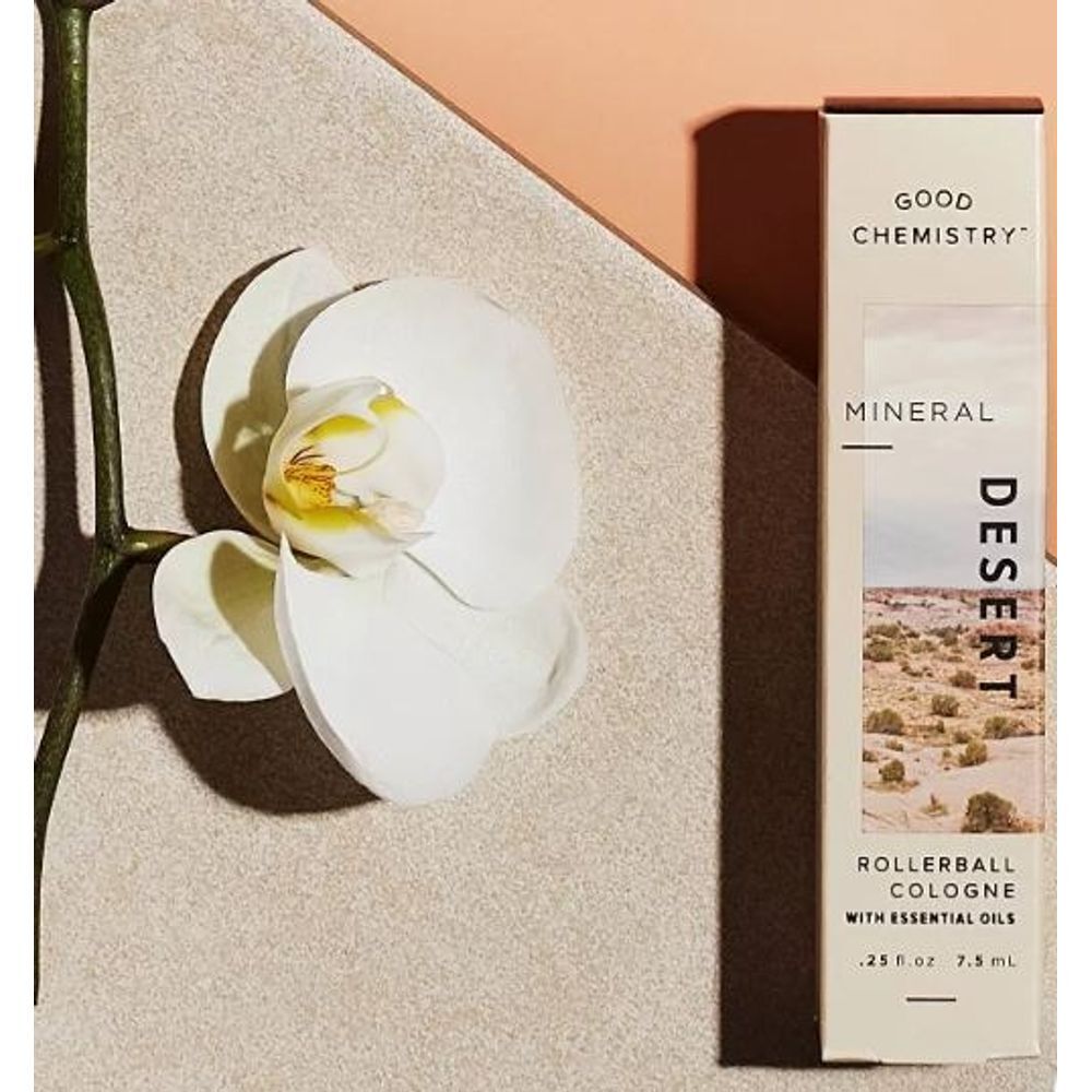 Good Chemistry Mineral Desert Cologne Eau de Parfum Rollerball .25 fl oz Travel